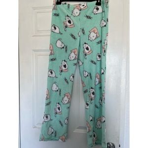 Cat Print Pajama Pants